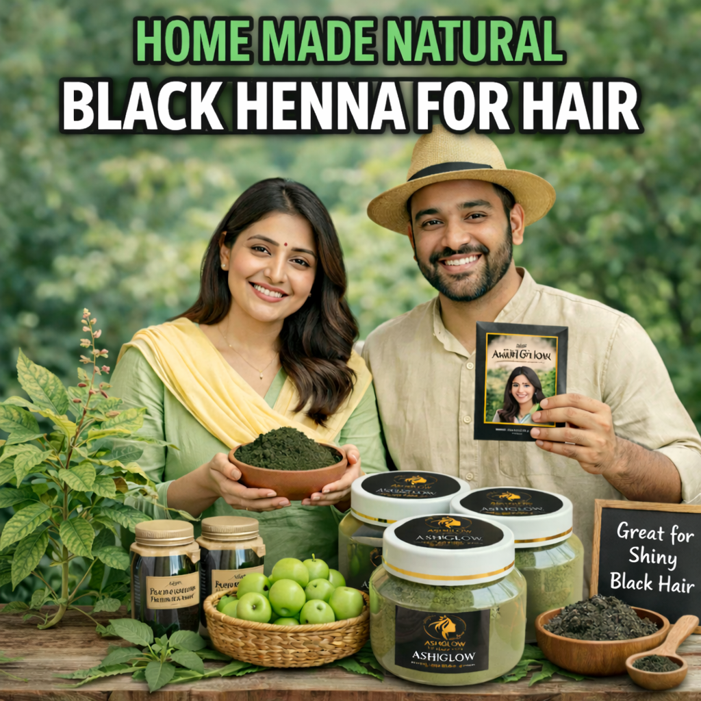 Home Made Natural Black Henna For Hair