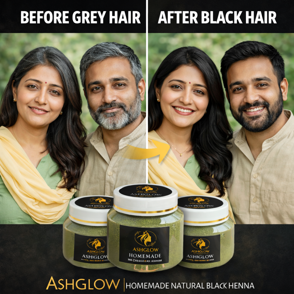 Home Made Natural Black Henna For Hair