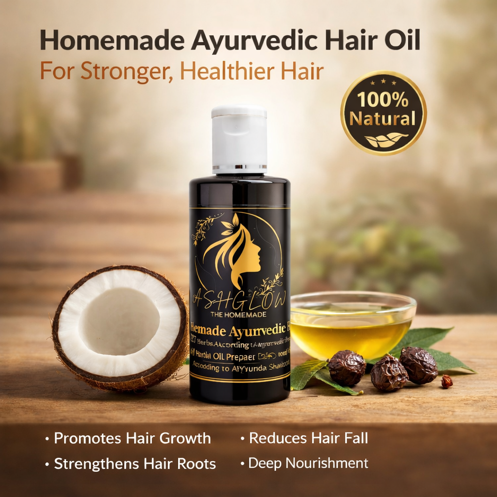AshGlow HomeMade Natural Hair Oil