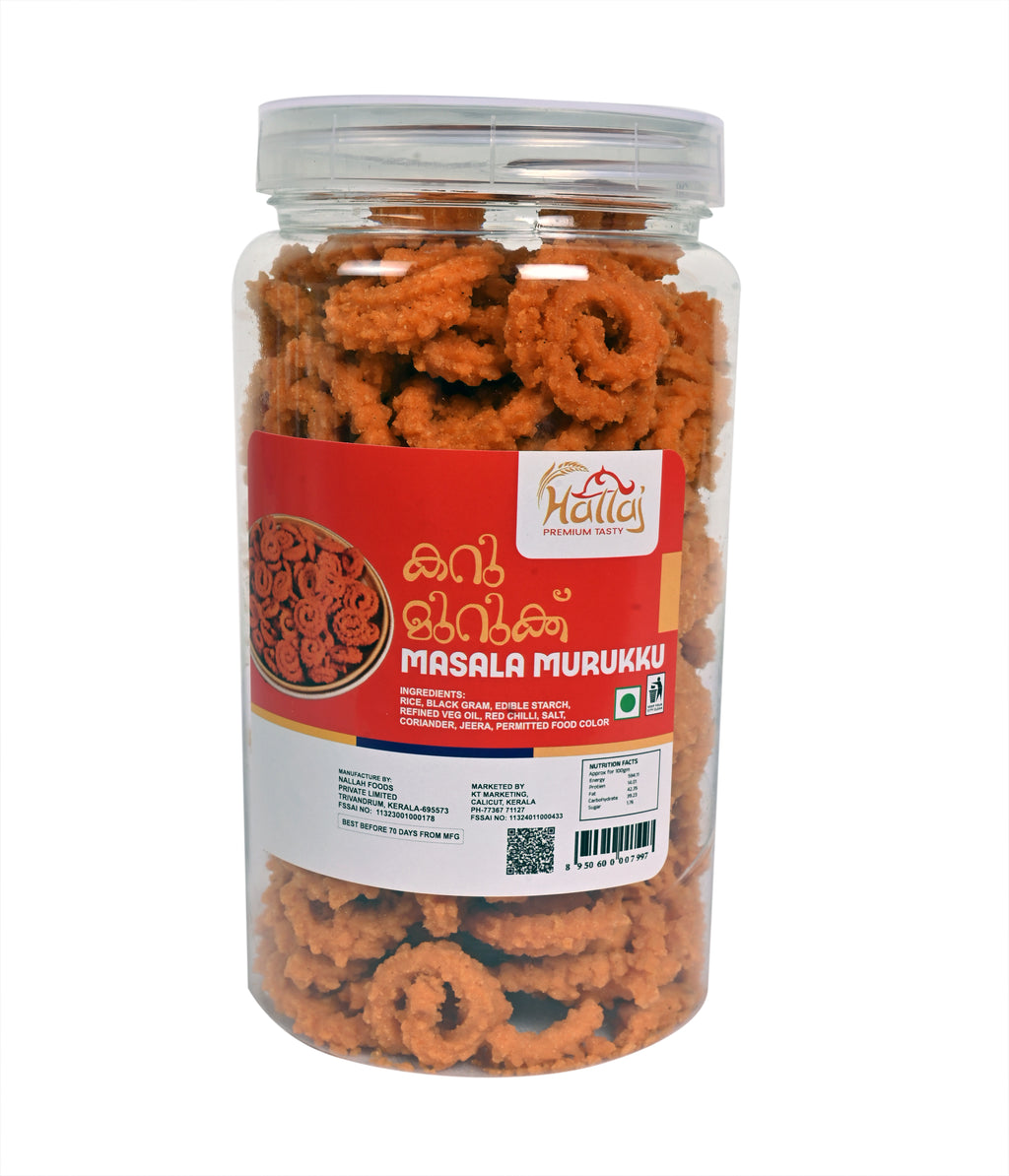 HALLAJ PREMIUM TASTY Karumurukku Assorted Murukku Combo Pack,