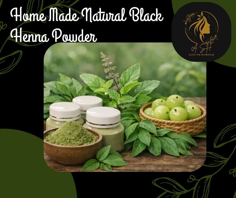 Home Made Natural Black Henna For Hair