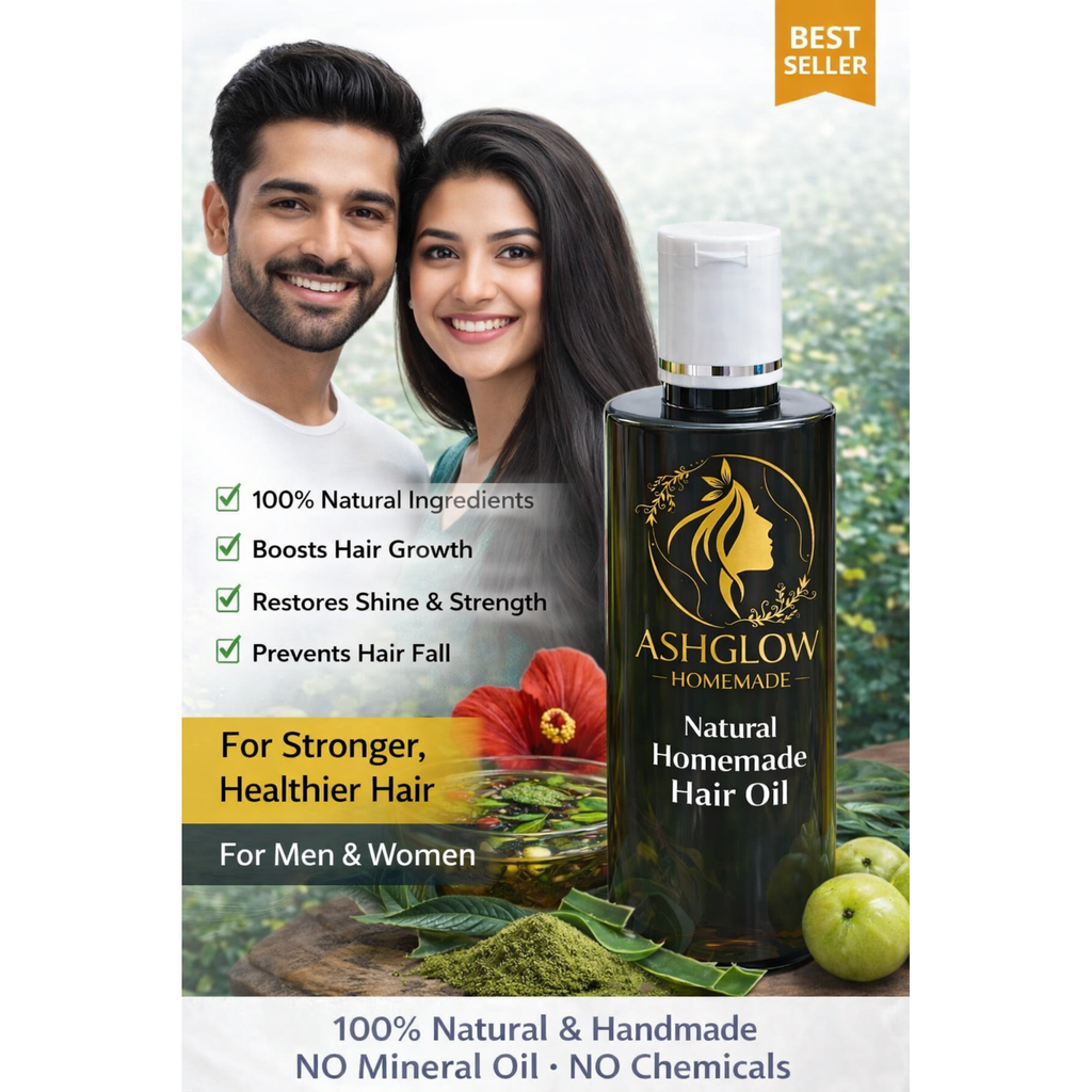 AshGlow HomeMade Natural Hair Oil
